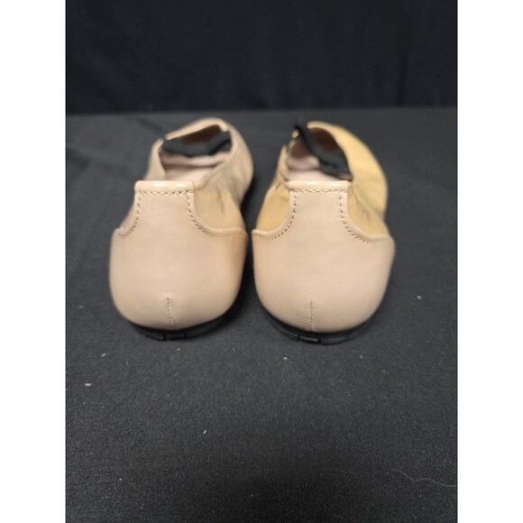 Prada Beige Patent Leather Ballet Flats Size 38 / 7.5 Discolored See Photos - Picture 7 of 7